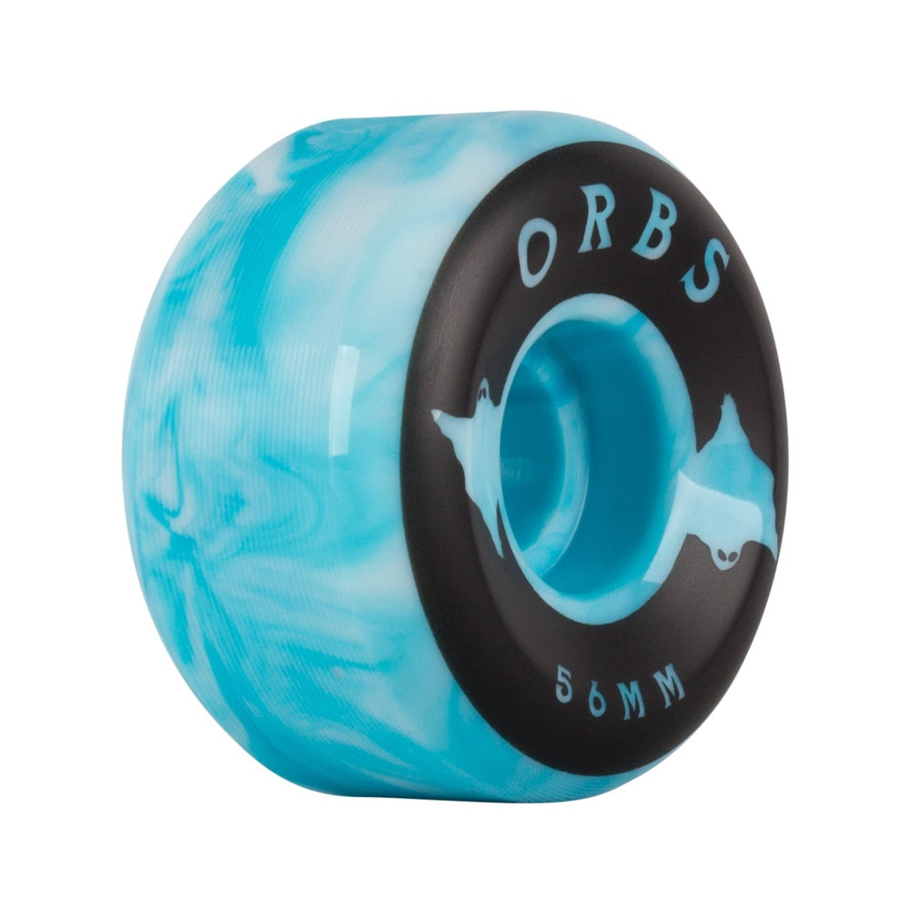 ORBS Spectres Swirls Wheels 56mm - สีน้ำเงิน/ขาว