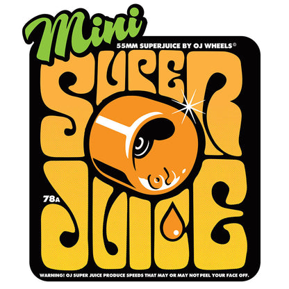 OJ Mini Super Juice Orange Wheels 55mm/78a