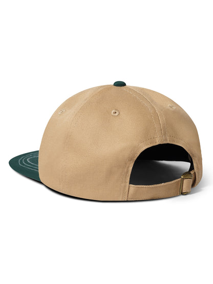 BUTTER GOODS Blindfold 6 Panel Cap - Khaki/Forest