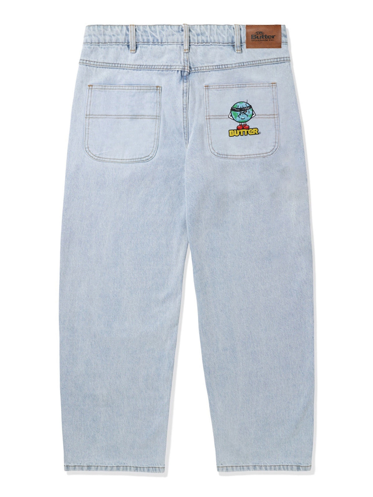 BUTTER GOODS 目隠しデニムパンツ ライトブルー Sk8Station