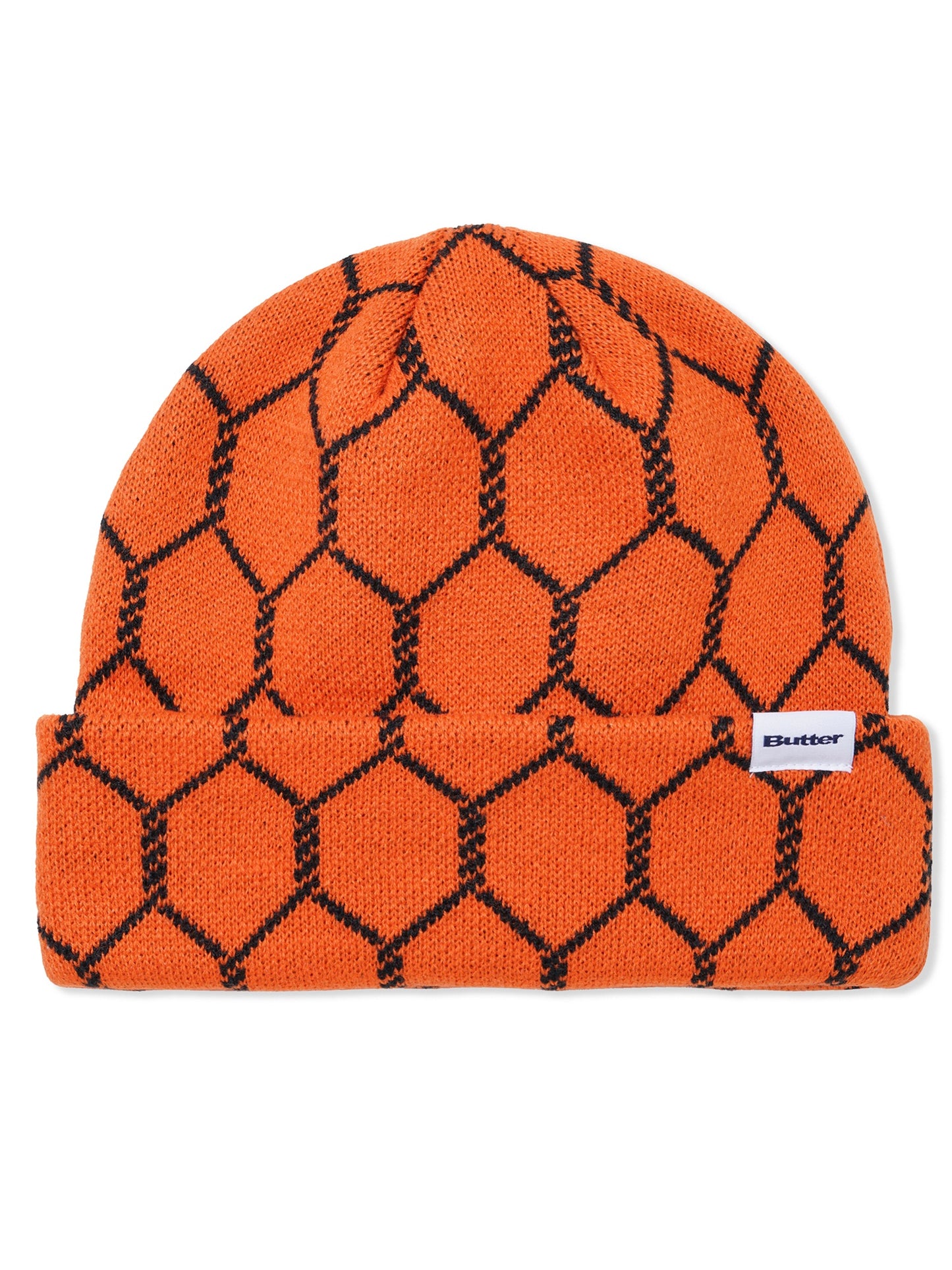 BUTTER GOODS Chain Link Beanie - Orange