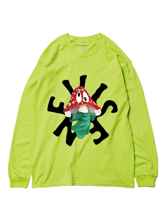 EVISEN One Up カットソー L/S Tシャツ - セーフティグリーン