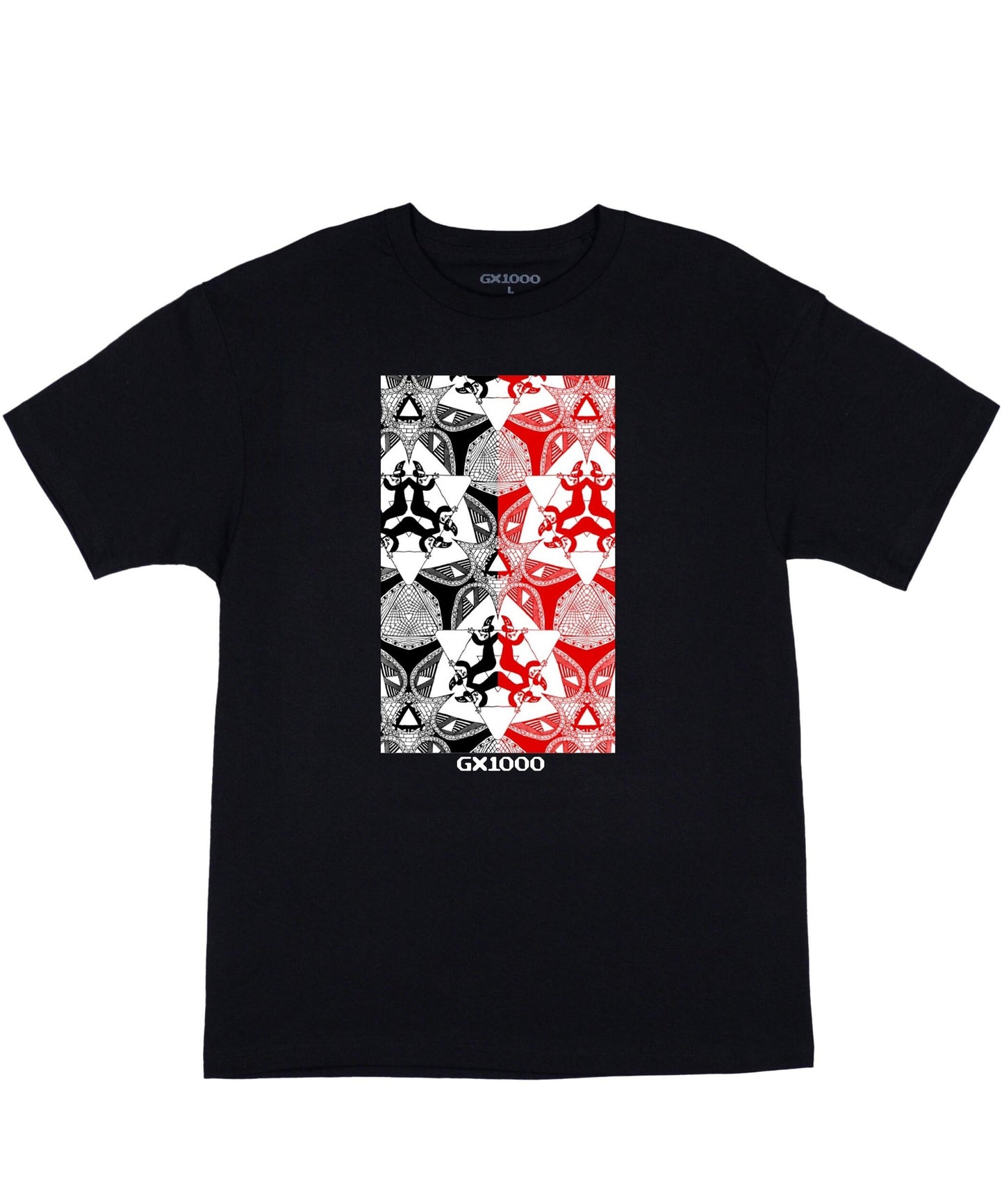 เสื้อยืด GX1000 LSD Escher - สีดำ