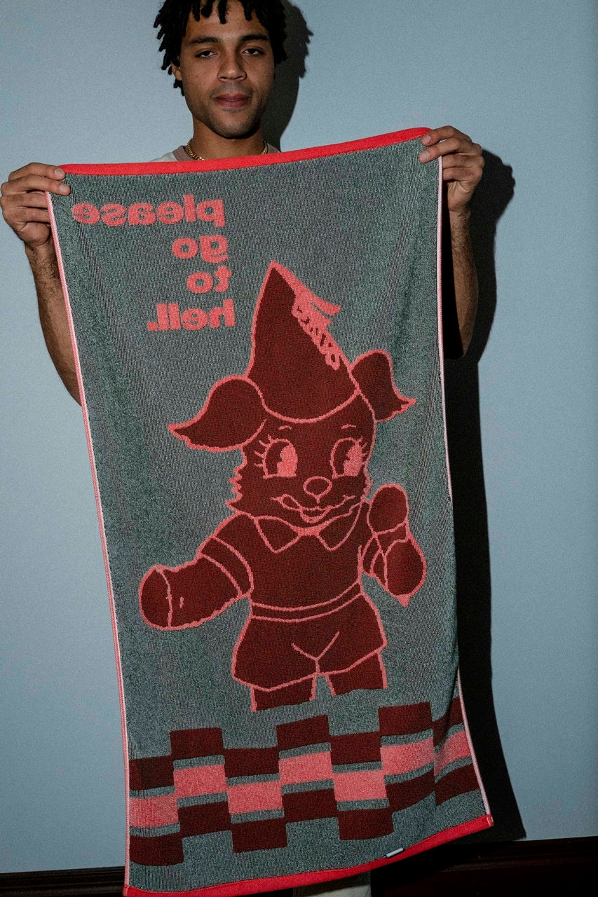 QUASI Go to Hell Towel - Red
