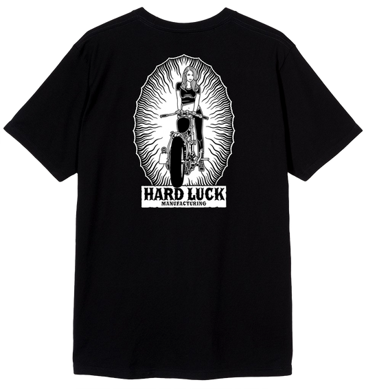 เสื้อยืดยักษ์ Guera รุ่น Hard Luck - สีดำ