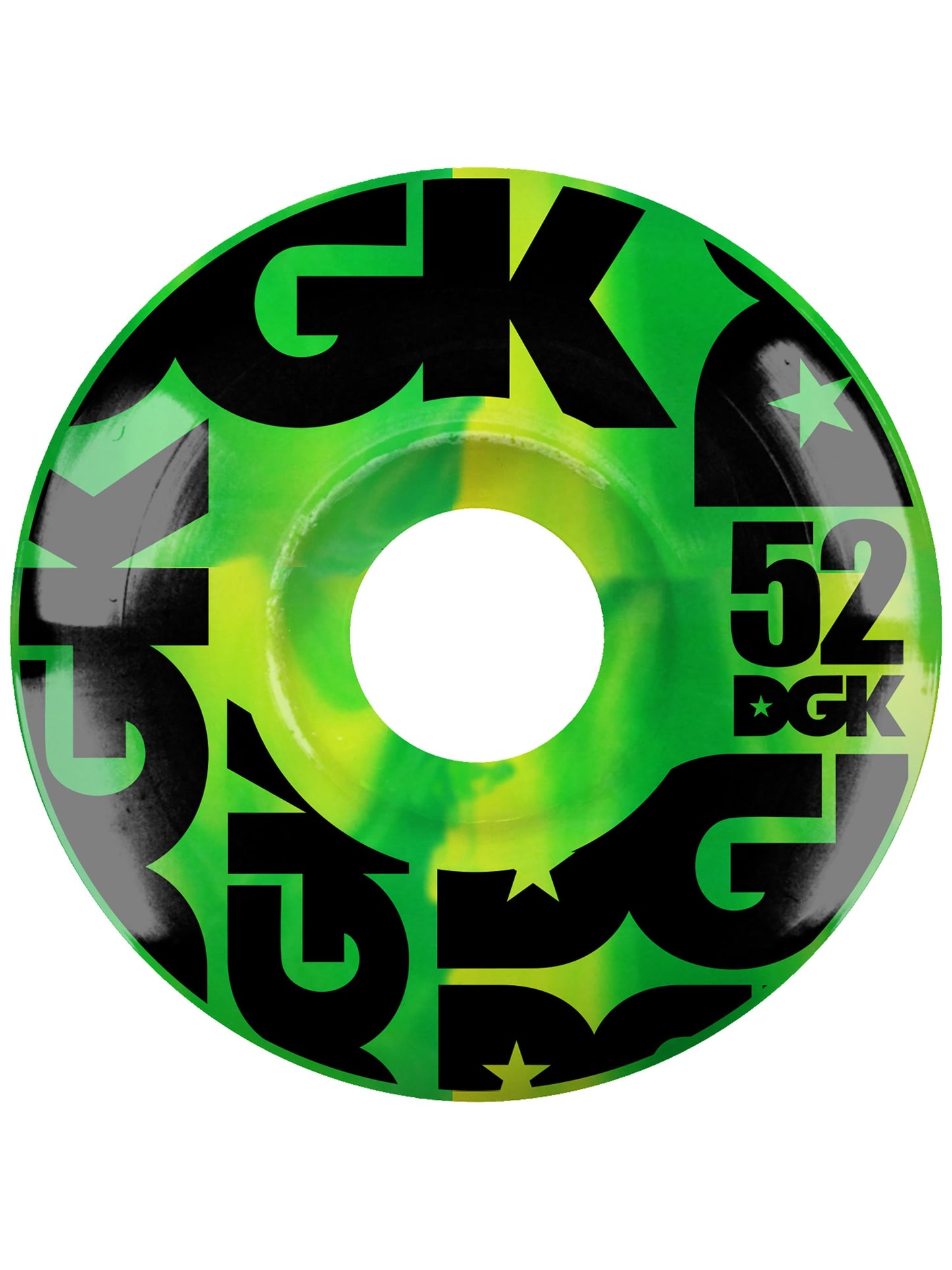 DGK スワール フォーミュラ グリーン ホイール 52mm/101a