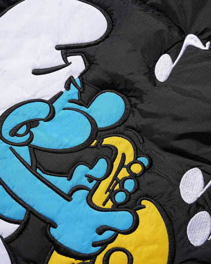 BUTTER GOODS x The Smurfs Harmony Puffer Jacket - Black