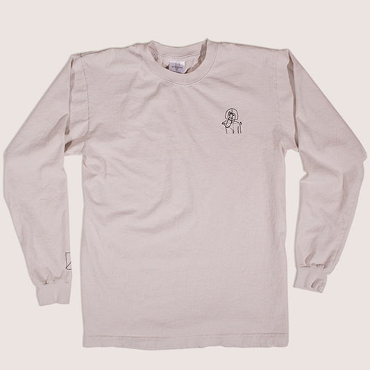 NUMBERS 12:45 Angel L/S Tee - Cement