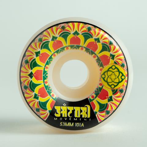 SATORI Mandala Conical Orange Wheels 53 mm/101a