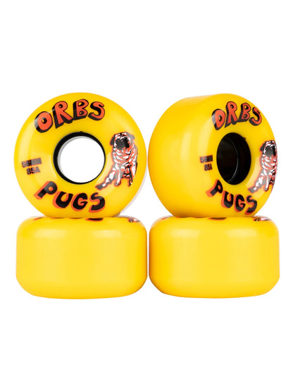 ORBS Pugs Wheels 56mm - Yellow
