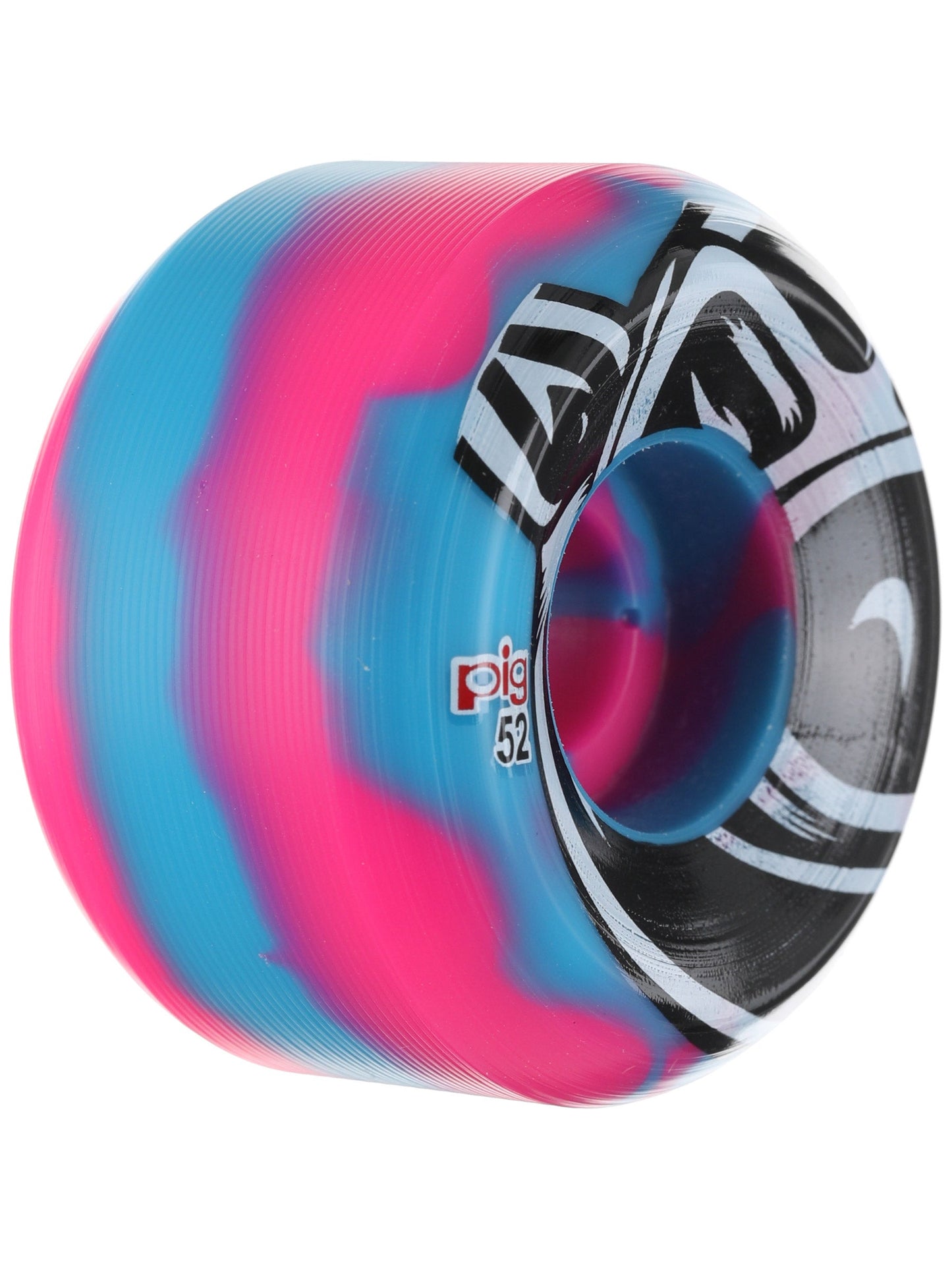 PIG Head Blue-Pink Swirl C-Line Wheels 52mm/101a