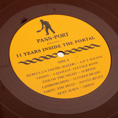 PASSPORT 11 Year Vinyl Record - Gold/Black