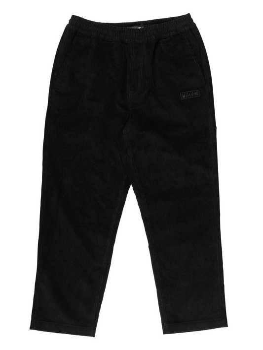 กางเกงยางยืด WELCOME Hydra Corduroy - สีดำ