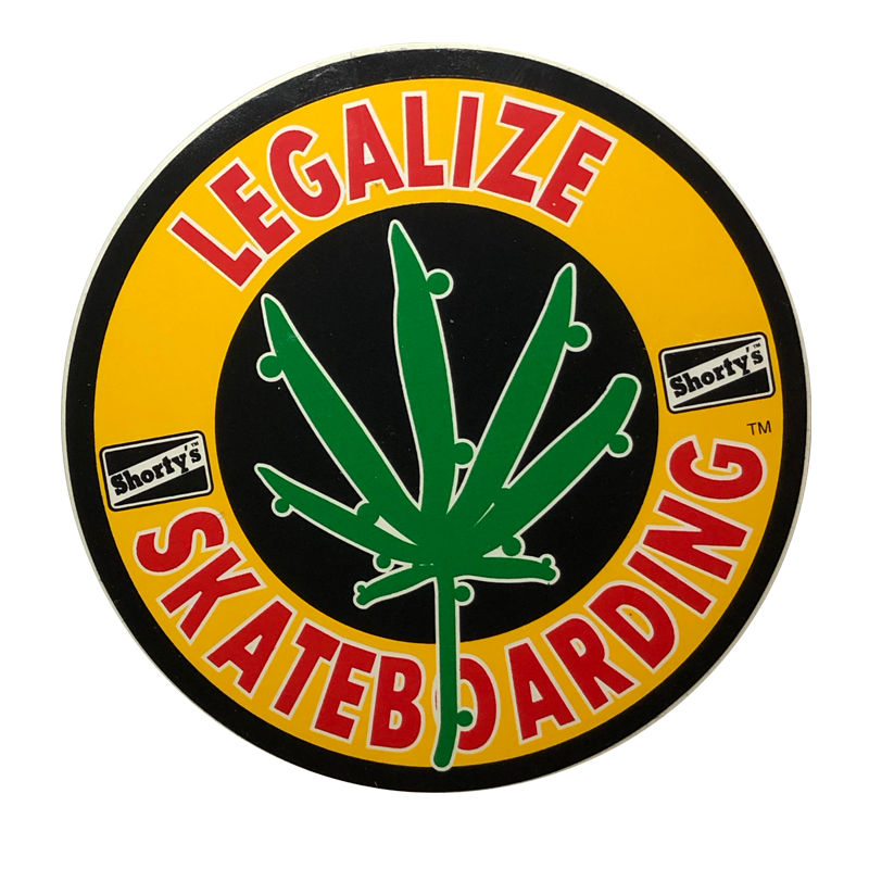 สติ๊กเกอร์ SHORTY'S Legalize It 6-1/4"