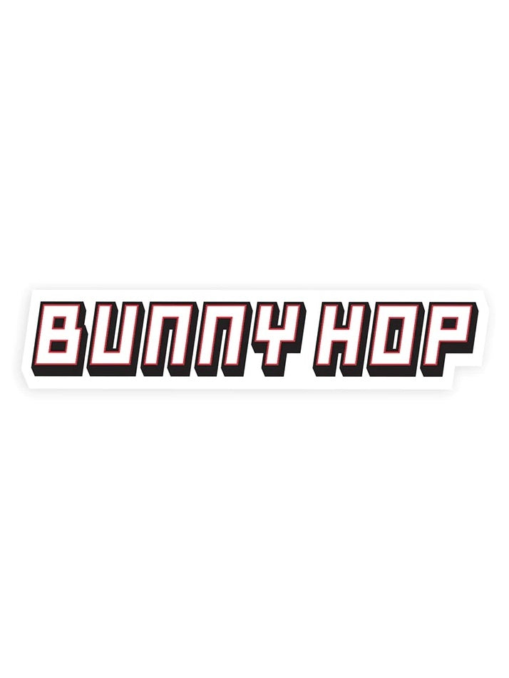 CHOCOLATE Bunny Hop Stickers 5"
