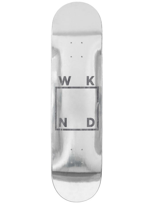 WKND シルバー フォイル ロゴ デッキ 8.0 インチ / 8.25 インチ CT