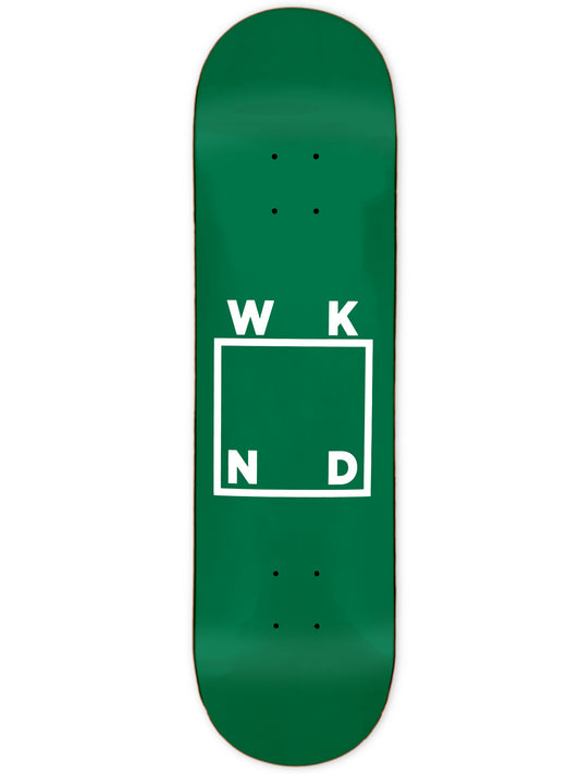WKND OG グリーン/ホワイト ロゴ デッキ 8.125"SB / 8.5"TH