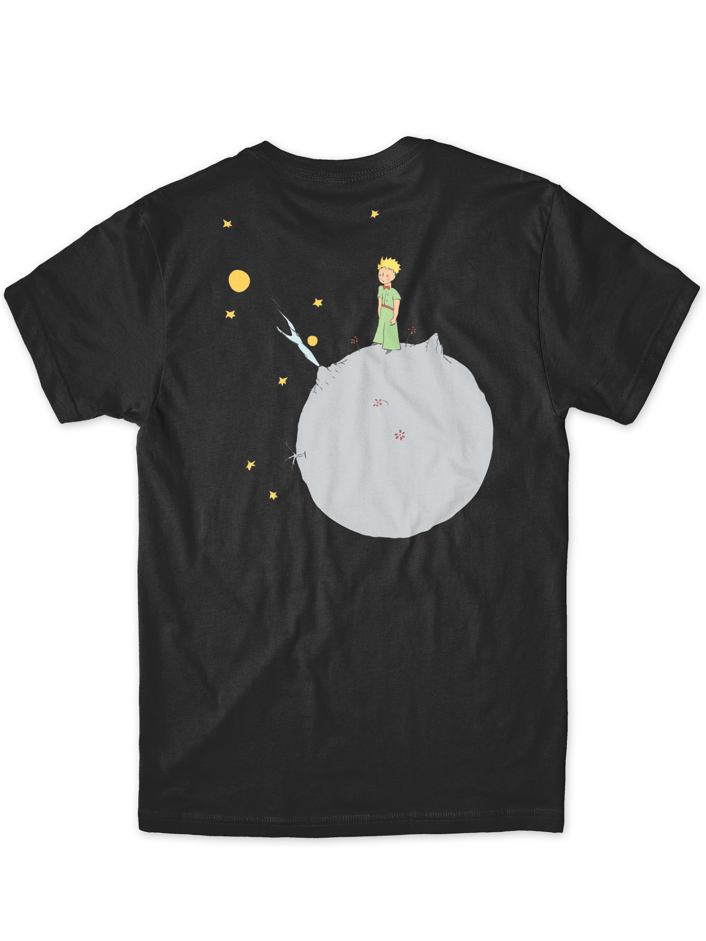 GIRL The Little Prince Planet Tee - Black