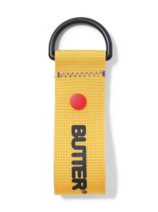 พวงกุญแจผ้าทอ BUTTER GOODS - สีเหลือง