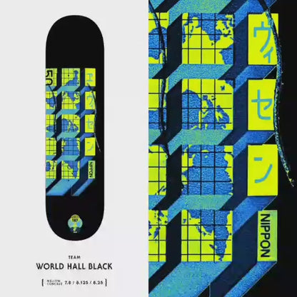 EVISEN World Hall Black Deck 7.8" / 8.125"/ 8.25"