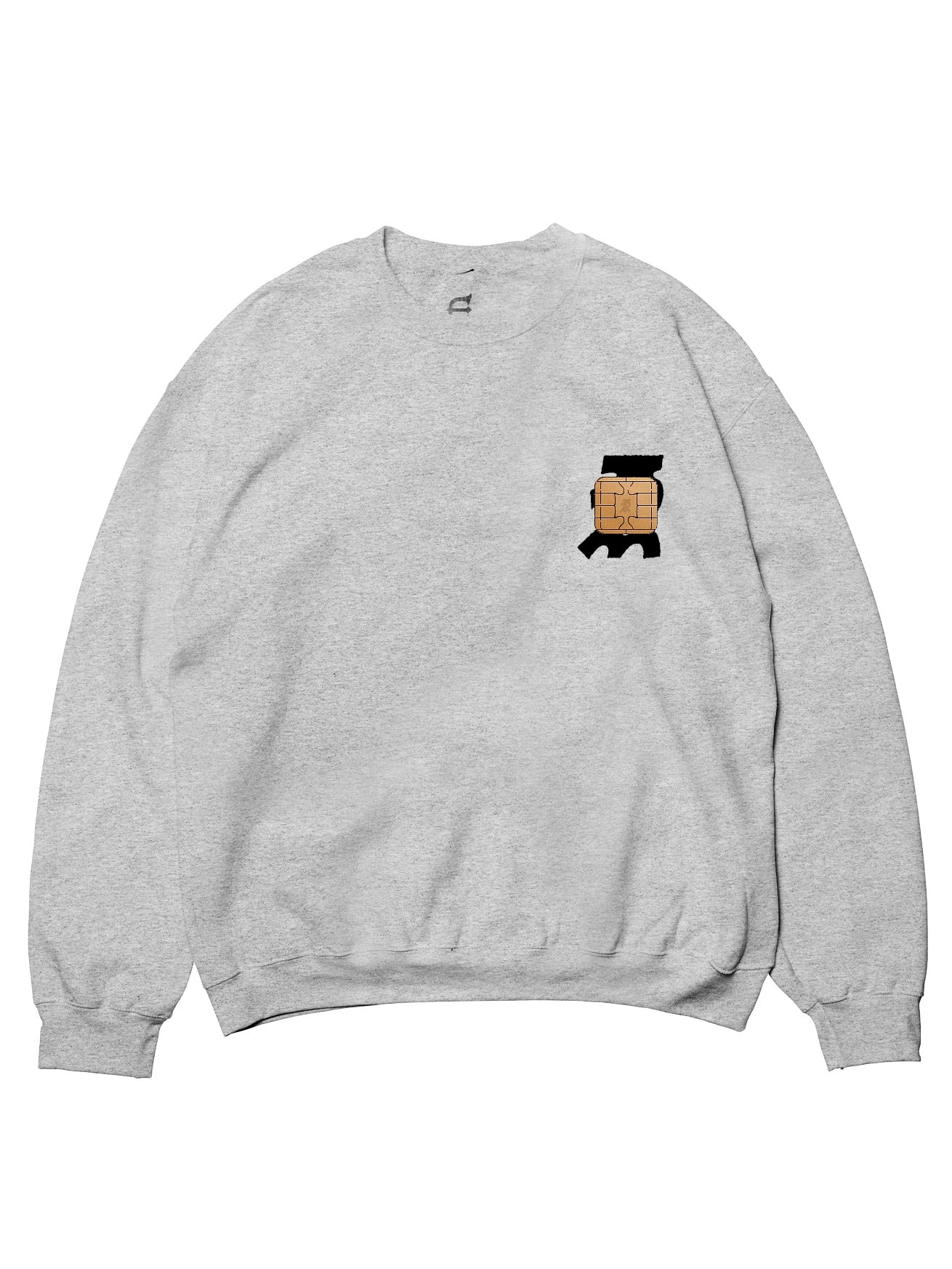 EVISEN WYE Chip Crew Neck Sweater - Grey