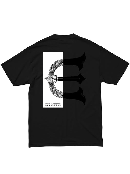 เสื้อยืด EVISEN E.Rectangle - สีดำ