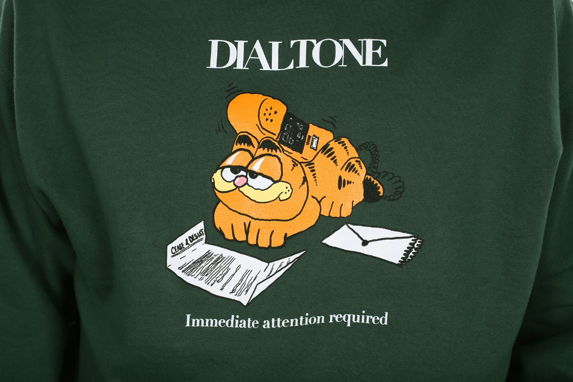 DIAL TONE MONDAYS HOODIE - FOREST