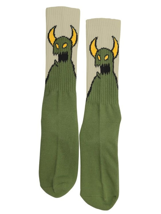 TOY MACHINE Sketchy Monster Socks - Green / Red