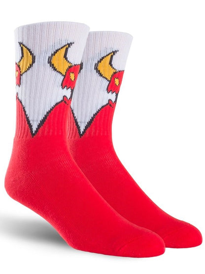 TOY MACHINE Sketchy Monster Socks - Green / Red