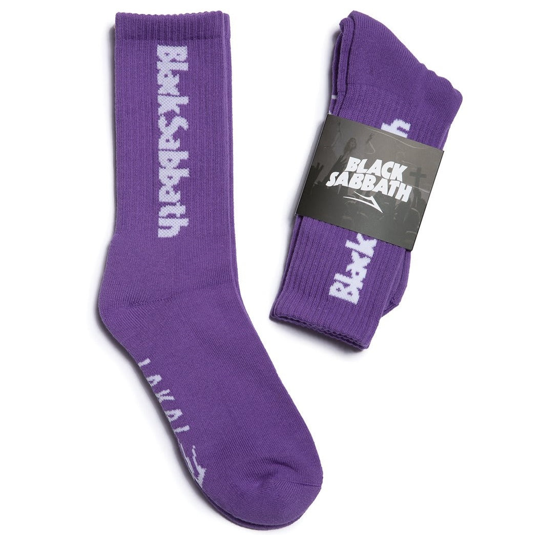 Lakaix Black Sabbath Crew Sock - Purple